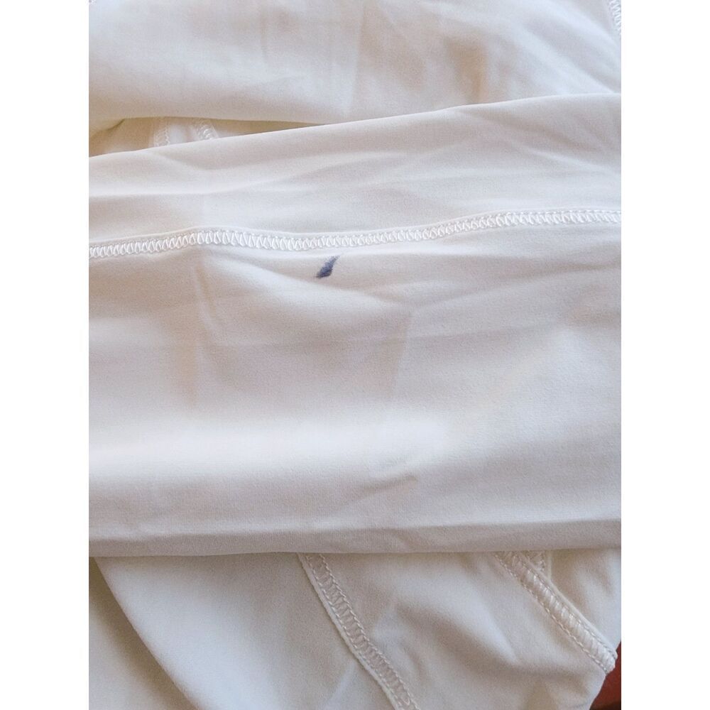 Lululemon Waterbound Hoodie Women Size 4 White Rash Guard Thumb Holes Lightweigt - Picture 6 of 7